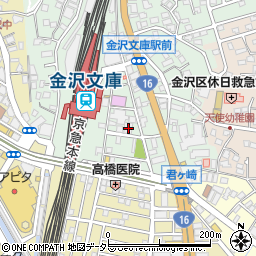 神奈川県横浜市金沢区谷津町364周辺の地図