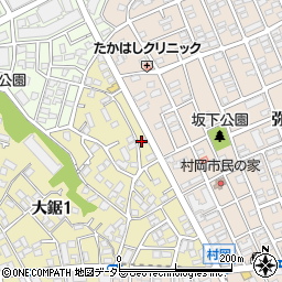 神奈川県藤沢市大鋸1丁目15周辺の地図