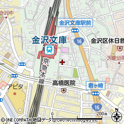 神奈川県横浜市金沢区谷津町368周辺の地図