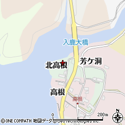 愛知県犬山市北高根周辺の地図