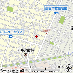 神奈川県茅ヶ崎市高田3丁目19周辺の地図