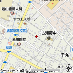愛知県江南市古知野町熱田118周辺の地図