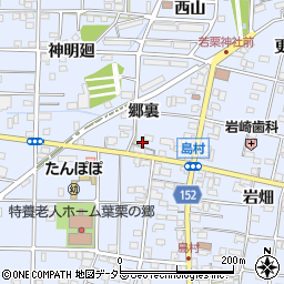 愛知県一宮市島村郷裏13周辺の地図