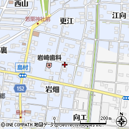 愛知県一宮市島村岩畑22周辺の地図