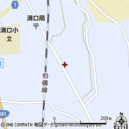 鳥取県西伯郡伯耆町溝口529周辺の地図