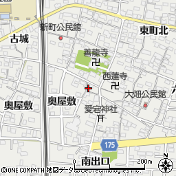 愛知県一宮市木曽川町黒田（西町南）周辺の地図