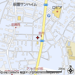 神奈川県茅ヶ崎市萩園1270周辺の地図