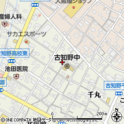 愛知県江南市古知野町熱田210周辺の地図