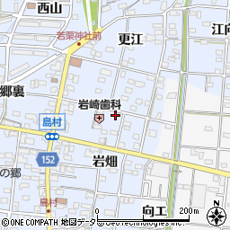 愛知県一宮市島村岩畑21周辺の地図