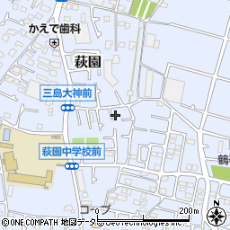 神奈川県茅ヶ崎市萩園1754周辺の地図