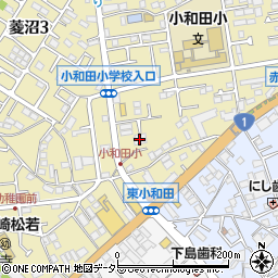 グループホームへいあん小和田周辺の地図