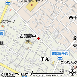 愛知県江南市古知野町熱田180周辺の地図