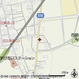 滋賀県米原市顔戸1588周辺の地図
