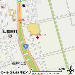 近江共通-19周辺の地図