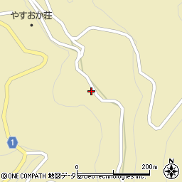 長野県下伊那郡泰阜村7780周辺の地図