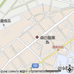 岐阜県羽島市正木町須賀赤松231周辺の地図