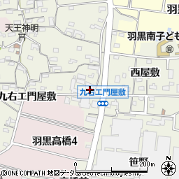 愛知県犬山市羽黒高橋郷108周辺の地図