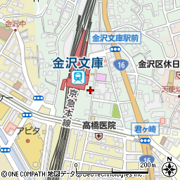 神奈川県横浜市金沢区谷津町376周辺の地図