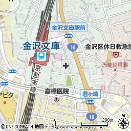神奈川県横浜市金沢区谷津町365周辺の地図