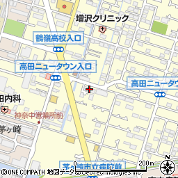 天婦羅ダイニングきらり高田店周辺の地図