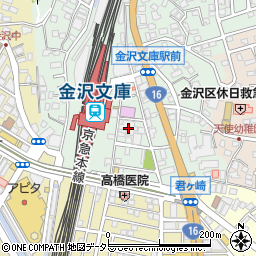 神奈川県横浜市金沢区谷津町367周辺の地図