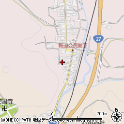 京都府綾部市梅迫町新町61周辺の地図
