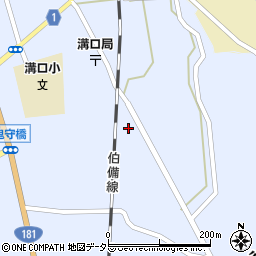 鳥取県西伯郡伯耆町溝口458周辺の地図