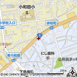 リパーク茅ヶ崎赤松町駐車場周辺の地図