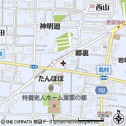 愛知県一宮市島村郷裏15-1周辺の地図