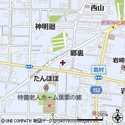 愛知県一宮市島村郷裏21周辺の地図
