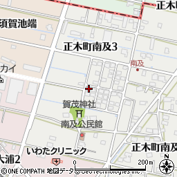 岐阜県羽島市正木町南及3丁目123周辺の地図