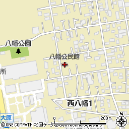 平塚市立八幡公民館周辺の地図