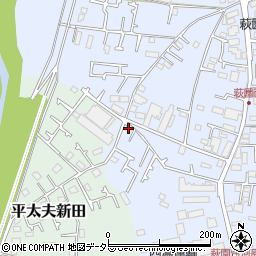 神奈川県茅ヶ崎市萩園3156周辺の地図