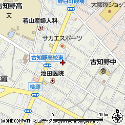 愛知県江南市古知野町熱田129周辺の地図