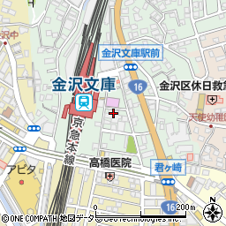 ドトールコーヒーショップ 金沢文庫店周辺の地図