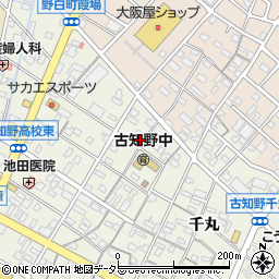 愛知県江南市古知野町熱田156周辺の地図