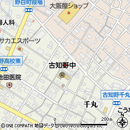 愛知県江南市古知野町熱田171周辺の地図