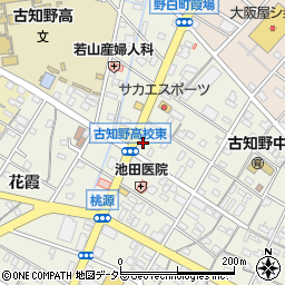 愛知県江南市古知野町熱田133周辺の地図