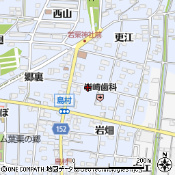 愛知県一宮市島村岩畑7周辺の地図