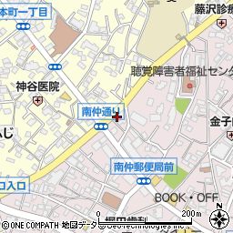 リパーク藤沢北口第７駐車場周辺の地図