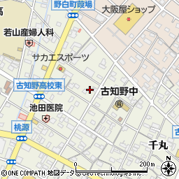 愛知県江南市古知野町熱田117周辺の地図