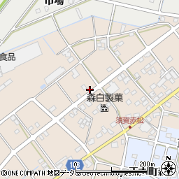岐阜県羽島市正木町須賀赤松周辺の地図