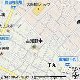 愛知県江南市古知野町熱田170周辺の地図