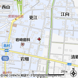 愛知県一宮市島村更江101周辺の地図