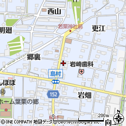 愛知県一宮市島村岩畑2周辺の地図