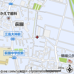 神奈川県茅ヶ崎市萩園2150周辺の地図