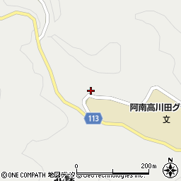 長野県下伊那郡阿南町北條1262-1周辺の地図