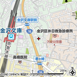 神奈川県横浜市金沢区谷津町158周辺の地図
