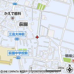 神奈川県茅ヶ崎市萩園1758周辺の地図