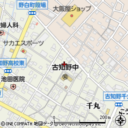 愛知県江南市古知野町熱田158周辺の地図